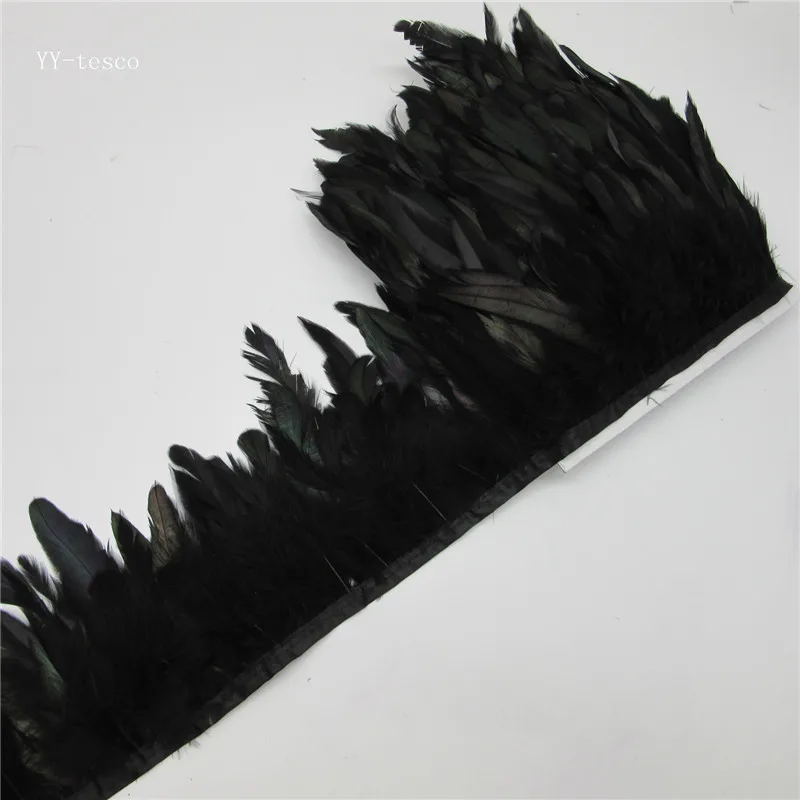 Wholesale 10 Yards black Chicken Rooster Tail Feather Trims Ribbon 13-18CM Strip for Dress Skirt Clothing Wedding Decoration
Wholesale 10 Yards black Chicken Rooster Tail Feather Trims Ribbon 13-18CM Strip for Dress Skirt Clothing Wedding Decoration