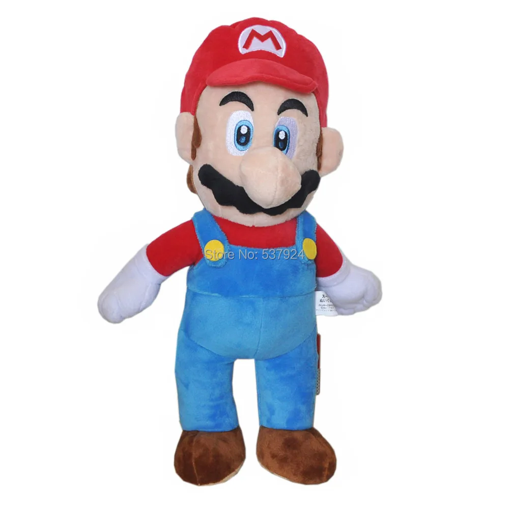 new 5pcs mario 2 styles mario luigi 14.5-15" 37-38cm plush doll
