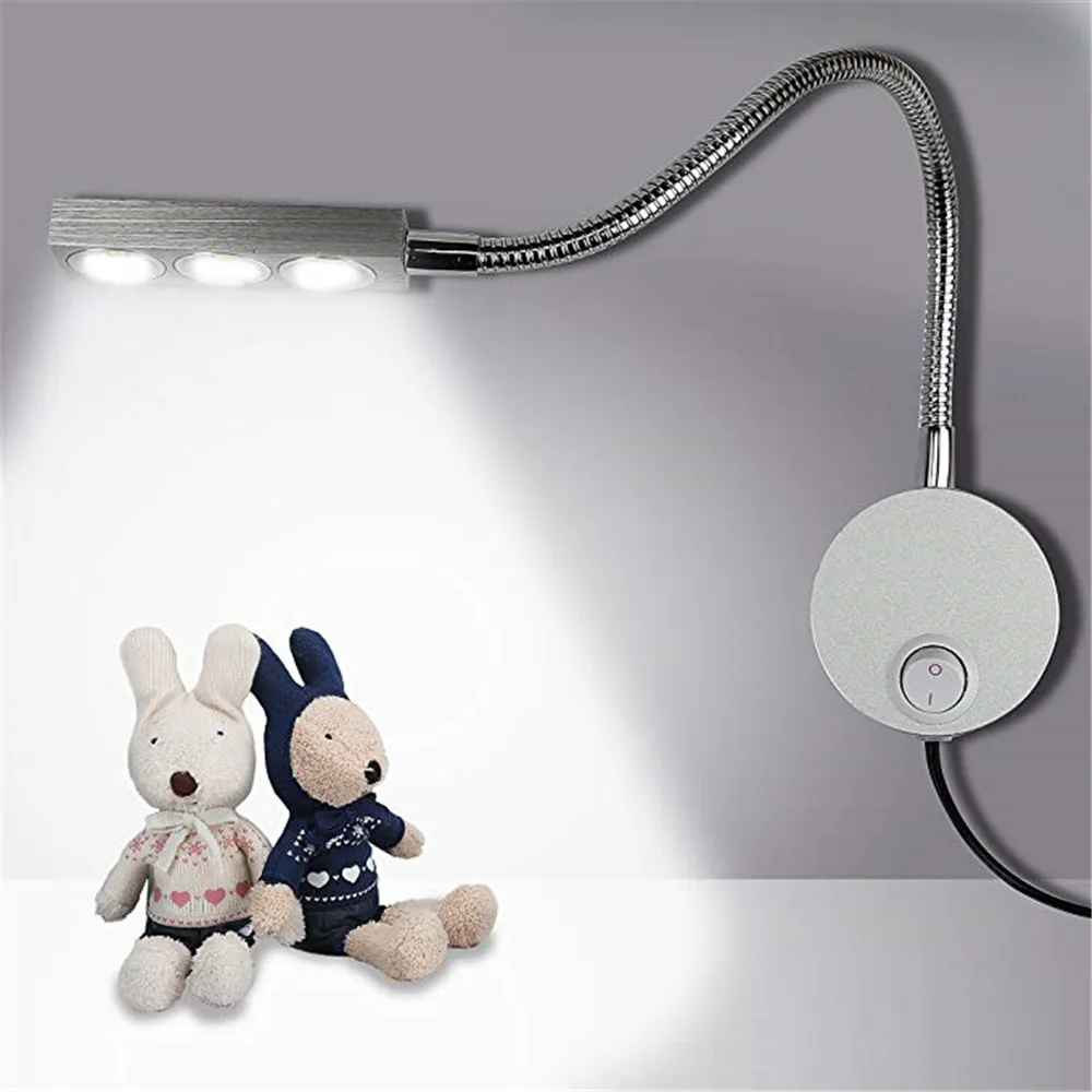 Plug Wired Flexible 85-265V Gooseneck Led Wall Mount Light Sconce Lamp Lighting Switch Bedroom Reading & Multi-Purpose Lighting
Plug Wired Flexible 85-265V Gooseneck Led Wall Mount Light Sconce Lamp Lighting Switch Bedroom Reading & Multi-Purpose Lighting