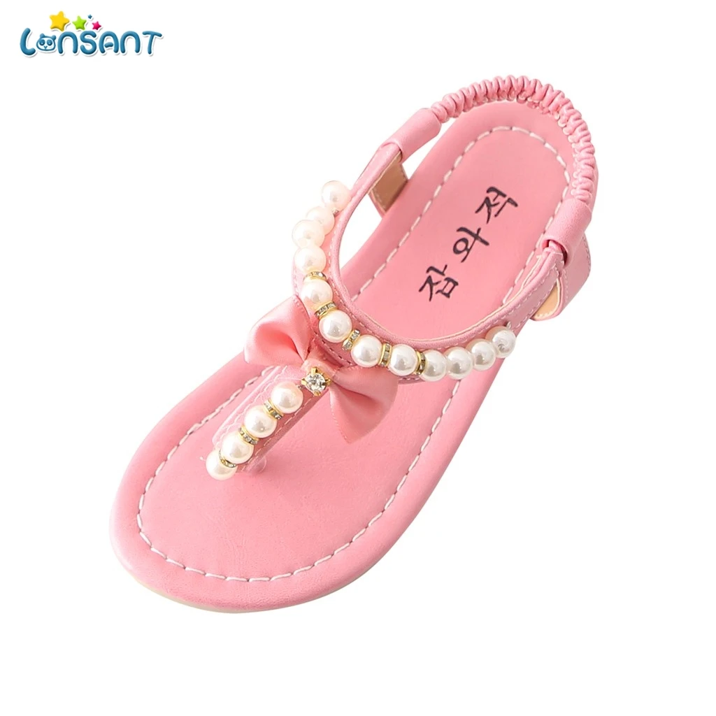 LONSANT Girls Sandals Toddle Kids Summer Baby Girls Bowknot Pearl Thong Princess Single Casual Sandals For Little Girl's Shoes
LONSANT Girls Sandals Toddle Kids Summer Baby Girls Bowknot Pearl Thong Princess Single Casual Sandals For Little Girl's Shoes