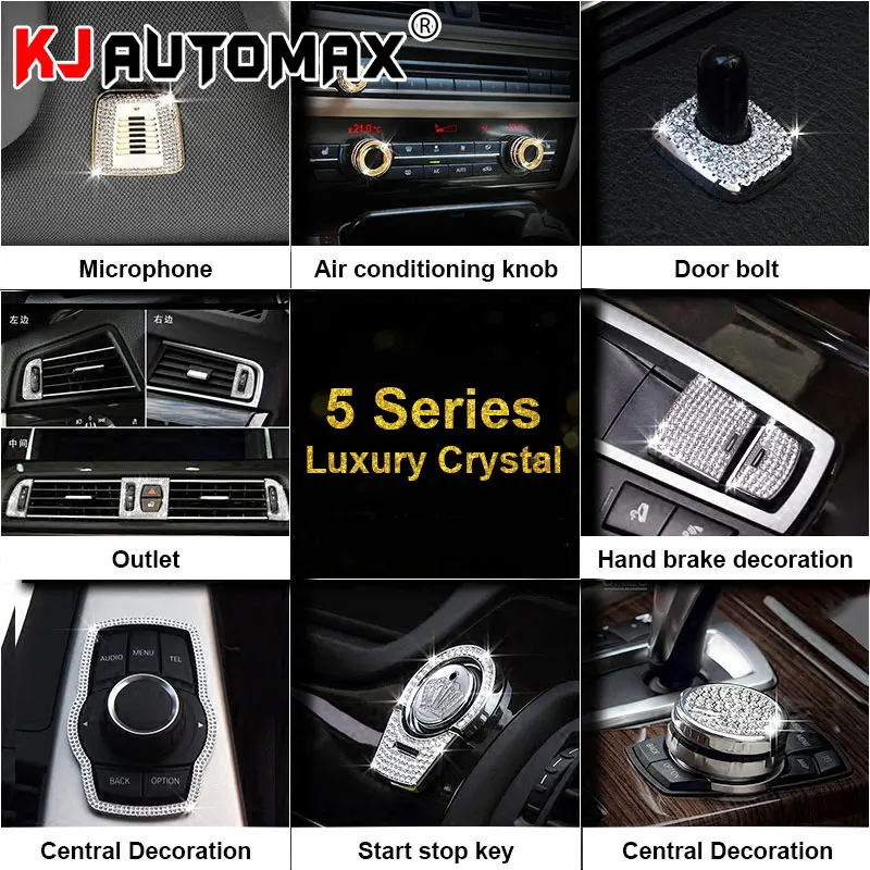 KJAUTOMAX Crystal Decoration Panel Outlem Central control panel Knob Brake Sticker For BMW 5 Series525li/520li/528li 5GT
KJAUTOMAX Crystal Decoration Panel Outlem Central control panel Knob Brake Sticker For BMW 5 Series525li/520li/528li 5GT