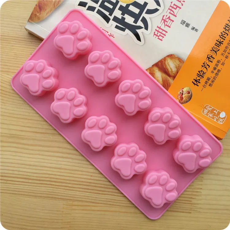 DIY baking silicone cake mold Mini cute 10 even cat claw hand soap mold colour random
DIY baking silicone cake mold Mini cute 10 even cat claw hand soap mold colour random