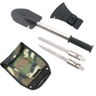 Four in one Multifunctional shovel Engineer Spade Special tents mini tools Iron Removable Outdoor gardening Survival shovel
Four in one Multifunctional shovel Engineer Spade Special tents mini tools Iron Removable Outdoor gardening Survival shovel