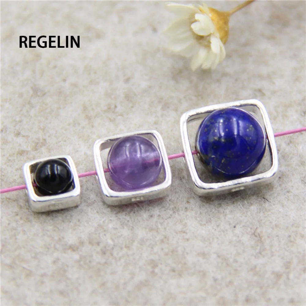 REGELIN 925 Sterling 4mm 6mm 8mm Spacer Spacer Bead Positioning 2pcs/lot For Jewelry Making Bead Bracelets DIY Accessories
REGELIN 925 Sterling 4mm 6mm 8mm Spacer Spacer Bead Positioning 2pcs/lot For Jewelry Making Bead Bracelets DIY Accessories