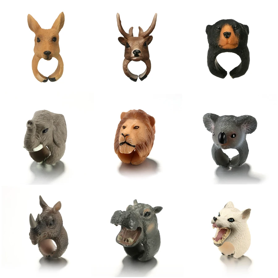 Tocona Fashion 3D Cartoon Elephant Deer Bear Koala Lion Dog Hippo Rhino Opening Animal Midi Finger Ring for Women Jewelry
Tocona Fashion 3D Cartoon Elephant Deer Bear Koala Lion Dog Hippo Rhino Opening Animal Midi Finger Ring for Women Jewelry