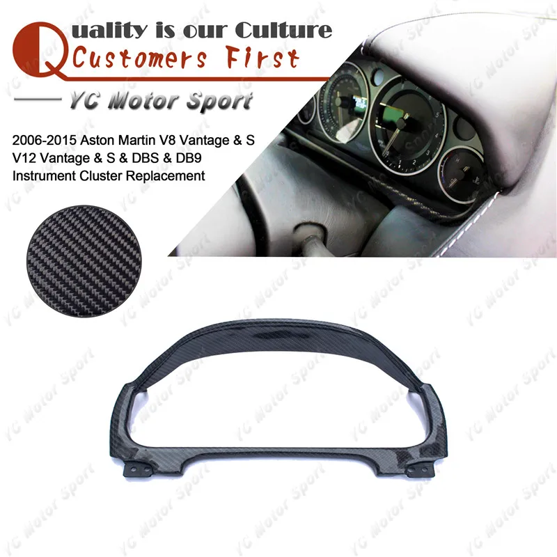 Carbon Fiber Instrument Cluster Replacement Fit For 2006-2015 Aston Martin V8 Vantage & S V12 Vantage & S & DBS & DB9
Carbon Fiber Instrument Cluster Replacement Fit For 2006-2015 Aston Martin V8 Vantage & S V12 Vantage & S & DBS & DB9