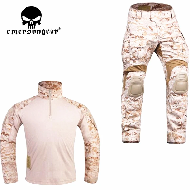 New G3 Combat Uniform Hunting Military Army Multicam Shirt Tactical Pants with Knee Pads AOR1 Desert EMERSON Hunting Party
New G3 Combat Uniform Hunting Military Army Multicam Shirt Tactical Pants with Knee Pads AOR1 Desert EMERSON Hunting Party