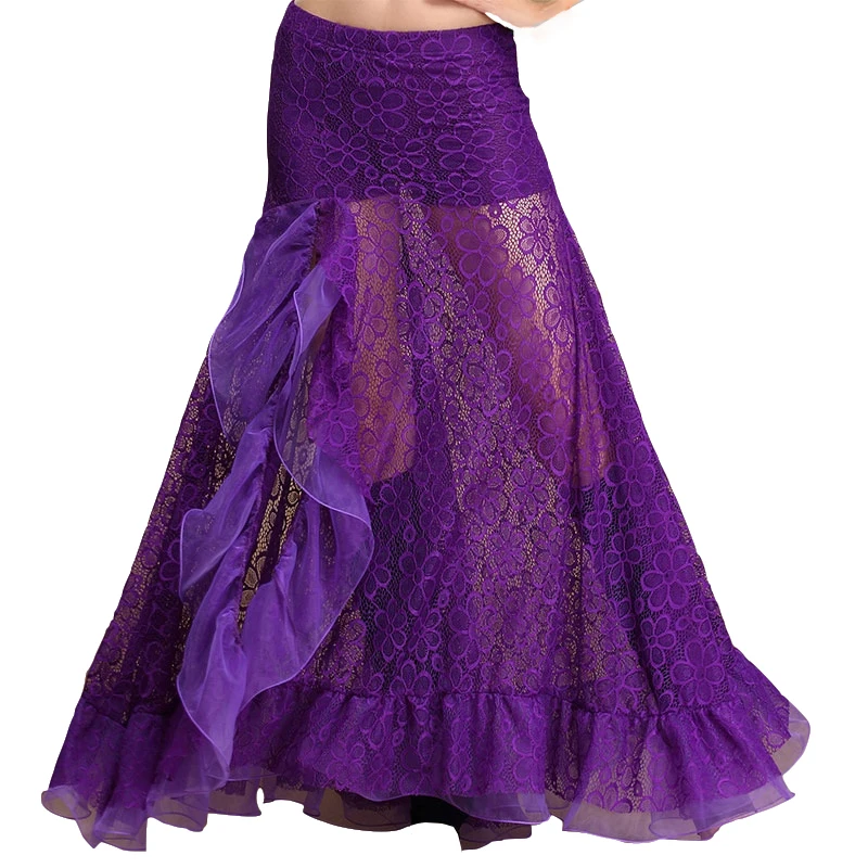 2018 Women Dancewear Belly Dance Clothes Full Circle 360 Degree Maxi Skirt Side Split Long Skirt Belly Dance Skirts Lace
2018 Women Dancewear Belly Dance Clothes Full Circle 360 Degree Maxi Skirt Side Split Long Skirt Belly Dance Skirts Lace