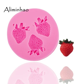 B0107 Mini strawberry Silicone Mold Sugarcraft dessert Candy Clay Chocolate Molds Fondant Cake Decorating Tools
B0107 Mini strawberry Silicone Mold Sugarcraft dessert Candy Clay Chocolate Molds Fondant Cake Decorating Tools