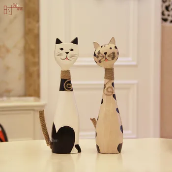 European Home Furnishing decoration Zakka wooden crafts decoration new house cat lovers wine ornaments
European Home Furnishing decoration Zakka wooden crafts decoration new house cat lovers wine ornaments