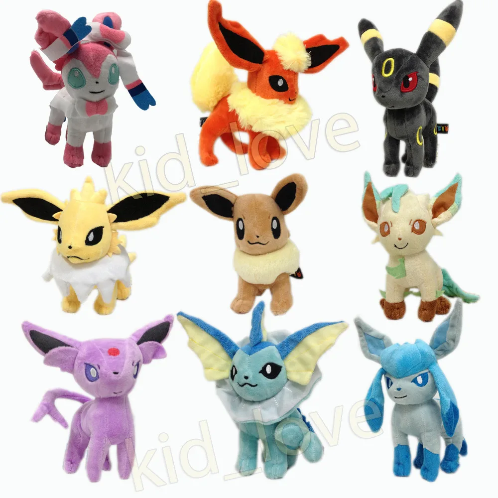 9X Eevee Vaporeon Jolteon Syleveon Plush Flareon Sylveon Umbreon Espeon Leafeon Soft Toy 8"
9X Eevee Vaporeon Jolteon Syleveon Plush Flareon Sylveon Umbreon Espeon Leafeon Soft Toy 8"
