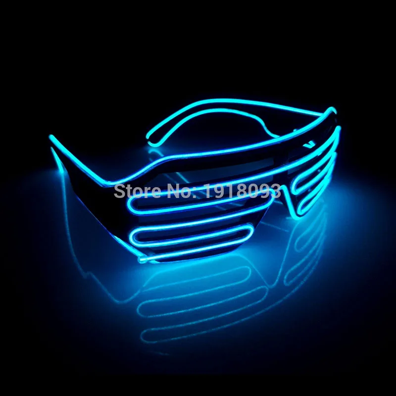 Hot Sales EL Wire Neon LED Light Up Shutter Fashionable Glasses Festival Holiday lightinToys With Steadyon/Flashing Driver
Hot Sales EL Wire Neon LED Light Up Shutter Fashionable Glasses Festival Holiday lightinToys With Steadyon/Flashing Driver