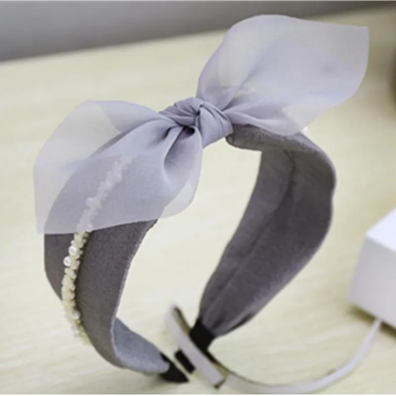 Solid Bow Hairband Headband for Women Hair Bow Accessories Mesh Lace Bow Hair Hoop Wide Pearls Head Band Girls Adult Headwear
Solid Bow Hairband Headband for Women Hair Bow Accessories Mesh Lace Bow Hair Hoop Wide Pearls Head Band Girls Adult Headwear