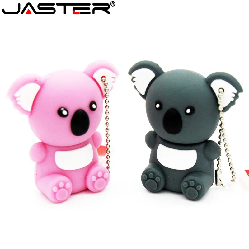 

JASTER New koala pendrive lovely animal model usb flash drive pen drive 64GB 4GB 8GB 16GB 32GB USB 2.0 U disk cute Gifts