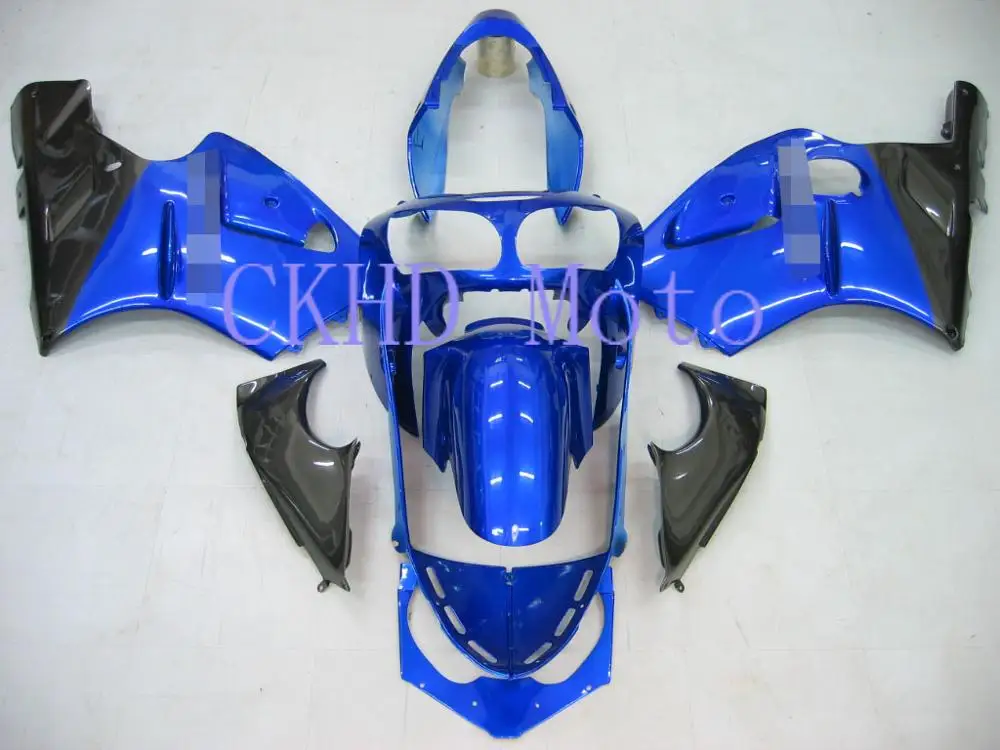 Новый мотоцикл бодикон для KAWASAKI Ninja ZX12R ZX-12R 2000 2001 00 01 синий обтекатель пластиковый