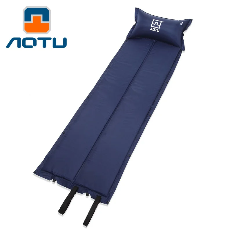 

NEW 2020 Outdoor Folded tents automatic pillow blow-up lilo dampproof mat floor mat sleeping mat can be spliced 185*55*2.5CM