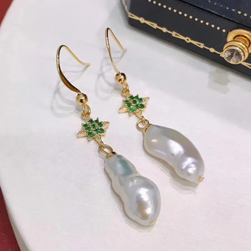 Baroque pearl jewelry natural pearl earrings freshwater pearl earrings for women 925 sterling silver ,new trendy Earrings
Baroque pearl jewelry natural pearl earrings freshwater pearl earrings for women 925 sterling silver ,new trendy Earrings