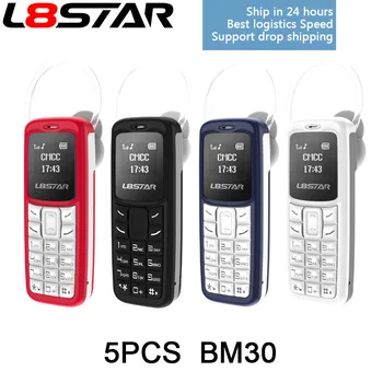 5PCS/Lot BM30 L8STAR Dual SIM TF Card Wireless Car Bluetooth Headset cellphone hand-free Headset Mini small tiny Mobile phone
5PCS/Lot BM30 L8STAR Dual SIM TF Card Wireless Car Bluetooth Headset cellphone hand-free Headset Mini small tiny Mobile phone