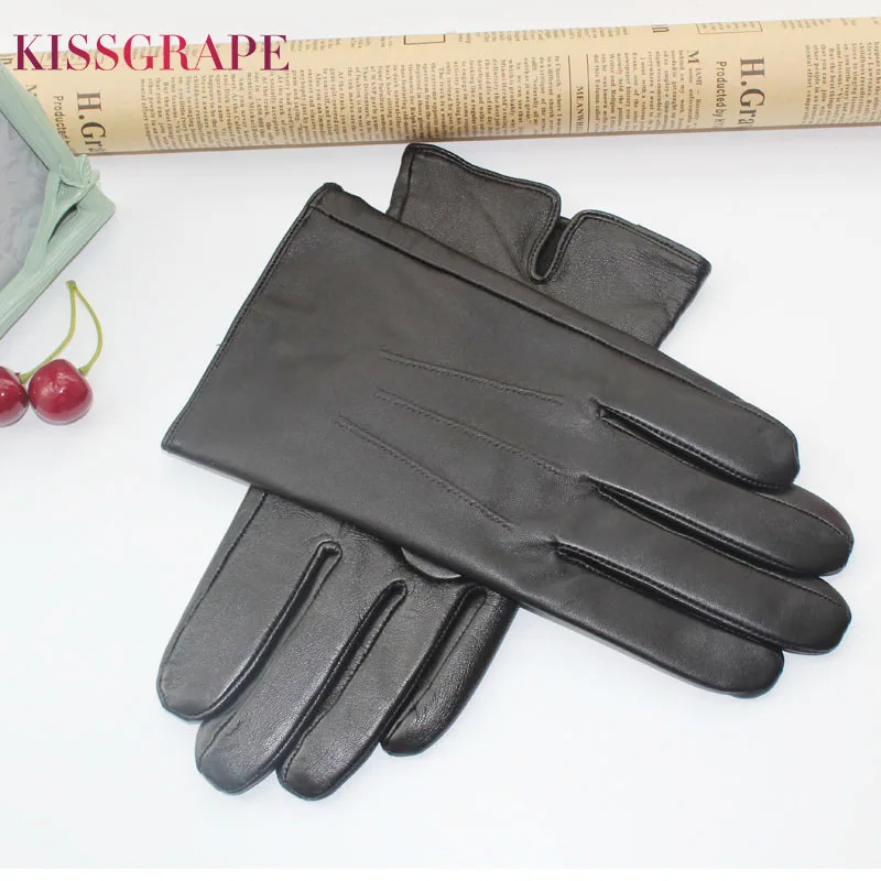 High Quality 2018 Winter Men Genuine Leather Gloves Men's Sheepskin Leather Warm Gloves Male Classic Style Mittens Black Gloves
High Quality 2018 Winter Men Genuine Leather Gloves Men's Sheepskin Leather Warm Gloves Male Classic Style Mittens Black Gloves