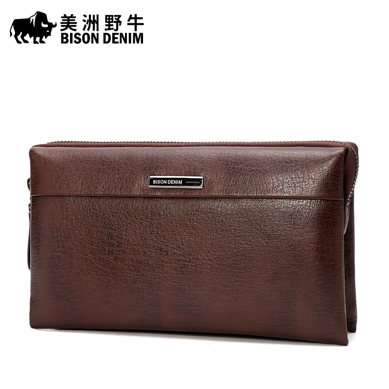 BISON DENIM Fashion Handbag Men Genuine Leather Wallet Business Casual Large Capacity Clutch Bag Men's Cowhide Purse N8009-1
BISON DENIM Fashion Handbag Men Genuine Leather Wallet Business Casual Large Capacity Clutch Bag Men's Cowhide Purse N8009-1