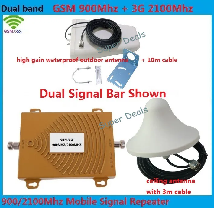 Dual band GSM 2G 3G WCDMA 900 / 2100MHZ Mobile Phone Signal Amplifier 3G GSM Repeater Signal Booster GSM 3G Booster
Dual band GSM 2G 3G WCDMA 900 / 2100MHZ Mobile Phone Signal Amplifier 3G GSM Repeater Signal Booster GSM 3G Booster