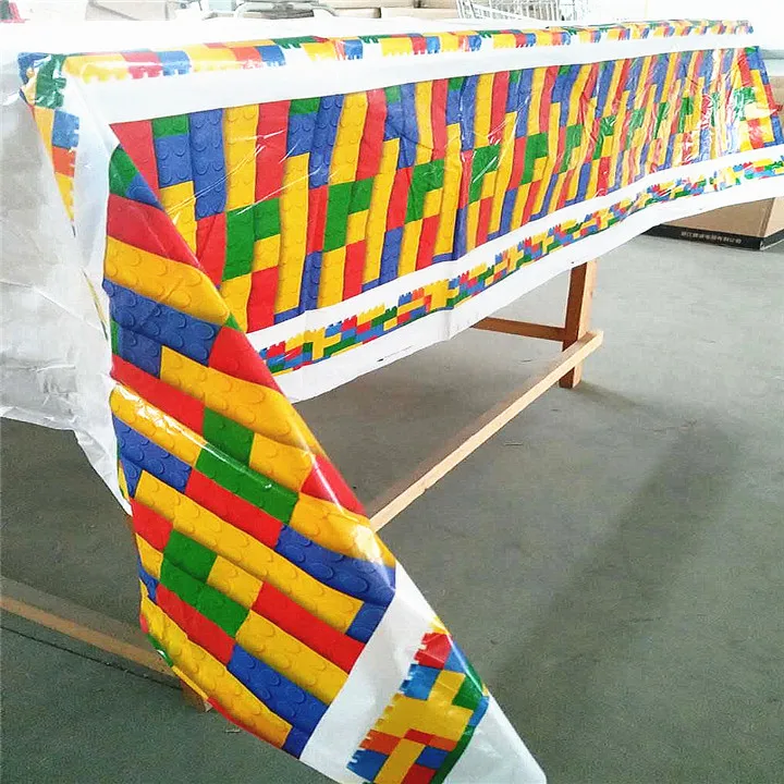 108*180cm New Lego Blocks Kid Boys Birthday Party Decorate Disposable Waterproof Plastic Home Map Tablecover Baby Shower Supplie
108*180cm New Lego Blocks Kid Boys Birthday Party Decorate Disposable Waterproof Plastic Home Map Tablecover Baby Shower Supplie