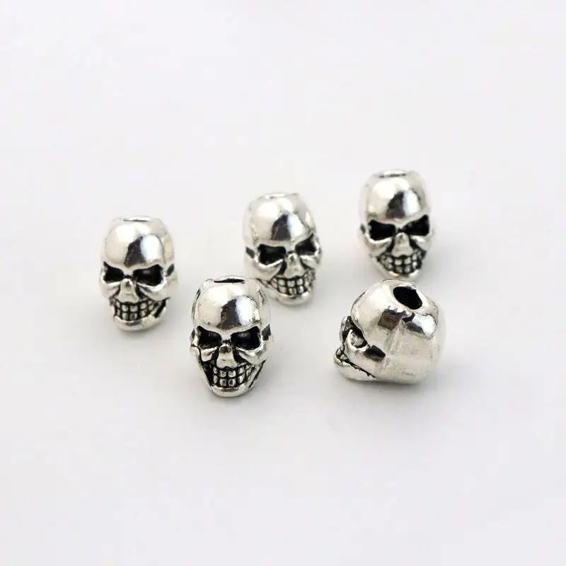 20/50Pcs Hole 1mm/2mm Tibetan Metal 3D Skull Spacer Beads For Jewelry Finding Handmade Bracelet Necklace Diy Accessories
20/50Pcs Hole 1mm/2mm Tibetan Metal 3D Skull Spacer Beads For Jewelry Finding Handmade Bracelet Necklace Diy Accessories