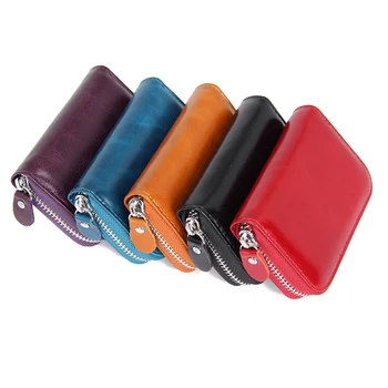 New Sale Oil Wax Genuine Leather RFID Blocking Credit Card Holder Men Organizer Travel Passport Purse Business Coin Purse Women
New Sale Oil Wax Genuine Leather RFID Blocking Credit Card Holder Men Organizer Travel Passport Purse Business Coin Purse Women