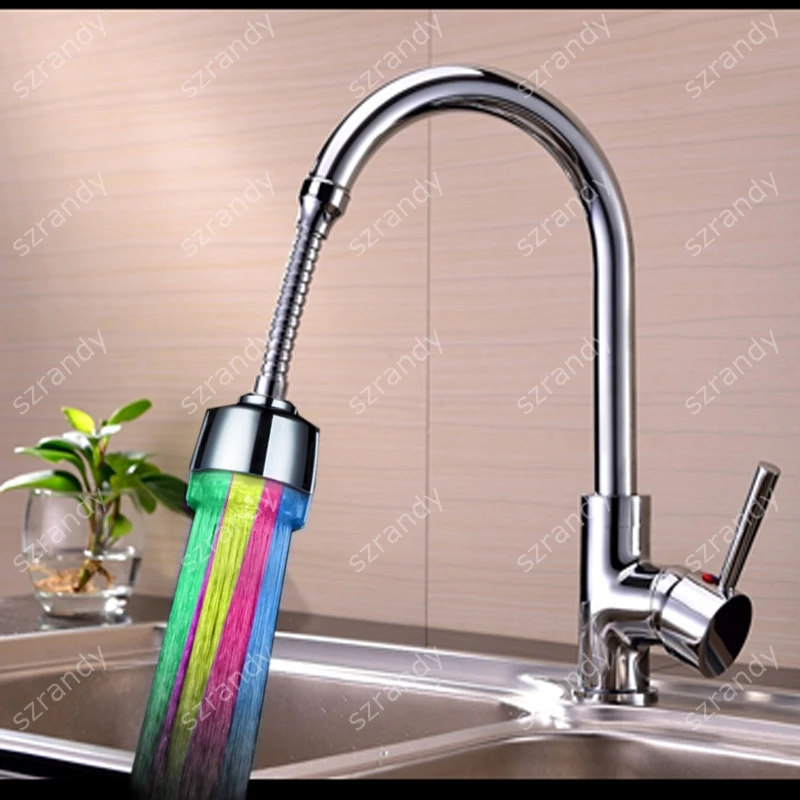 360 degree rotated LED Water Faucet Aerator Sensor Light 7 Colors Change Shower Water Tap Nozzle With Package Universal Adapter
360 degree rotated LED Water Faucet Aerator Sensor Light 7 Colors Change Shower Water Tap Nozzle With Package Universal Adapter