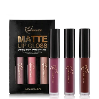3Pcs/Set Liquid Lipstick Matte Set Long-Lasting Waterproof Lipstick Make Up Velvet Sexy Pigment Lip Gloss Beauty Cosmetics Kit
3Pcs/Set Liquid Lipstick Matte Set Long-Lasting Waterproof Lipstick Make Up Velvet Sexy Pigment Lip Gloss Beauty Cosmetics Kit