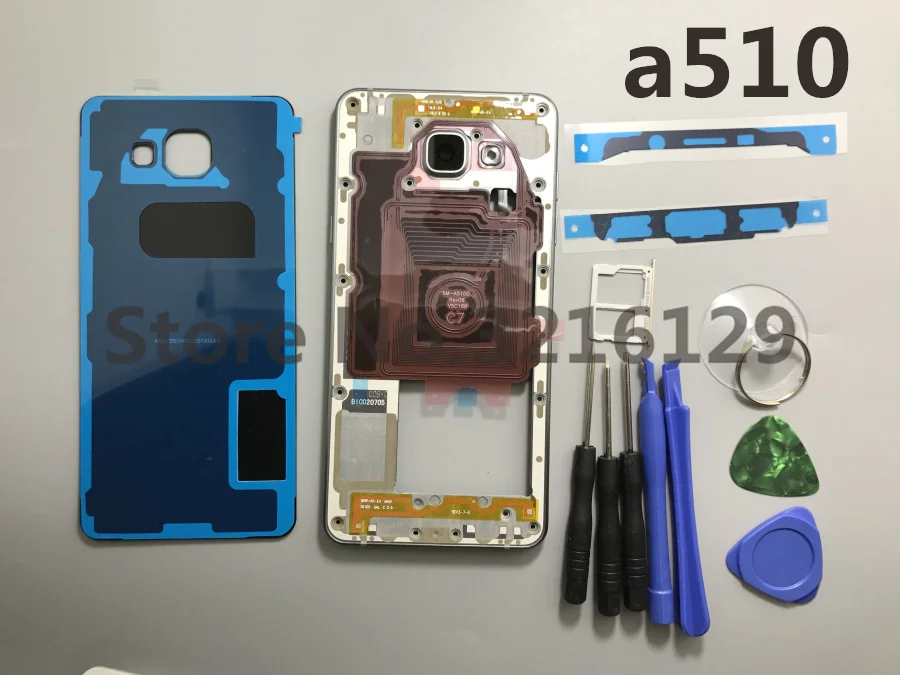 Original Full Housing Case Middle Frame+Rubber Seal Back Cover+SIM card Replacement Parts For Samsung Galaxy A5 A510 A510F 2016
Original Full Housing Case Middle Frame+Rubber Seal Back Cover+SIM card Replacement Parts For Samsung Galaxy A5 A510 A510F 2016