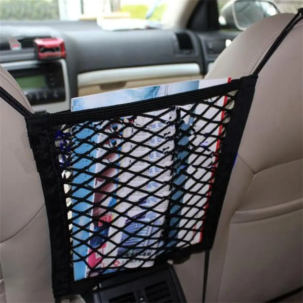 28x25cm Universal Car Seat Back Storage Mesh Net Bag Luggage Holder Pocket Sticker Trunk Organizer Strong Magic Tape Accessories
28x25cm Universal Car Seat Back Storage Mesh Net Bag Luggage Holder Pocket Sticker Trunk Organizer Strong Magic Tape Accessories