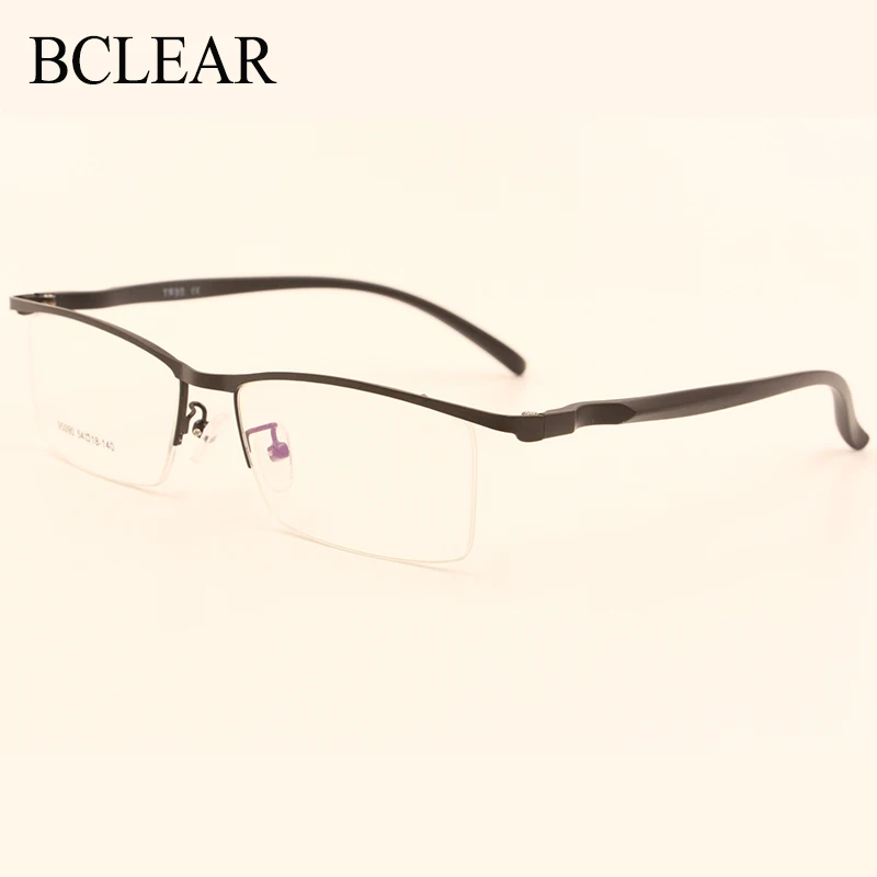 BCLEAR New Desgin Streamline Alloy Half Frame Men Myopia Eyeglasses Frame Black Gray Color Male Eyewear Eyebrow Glasses Frame
BCLEAR New Desgin Streamline Alloy Half Frame Men Myopia Eyeglasses Frame Black Gray Color Male Eyewear Eyebrow Glasses Frame