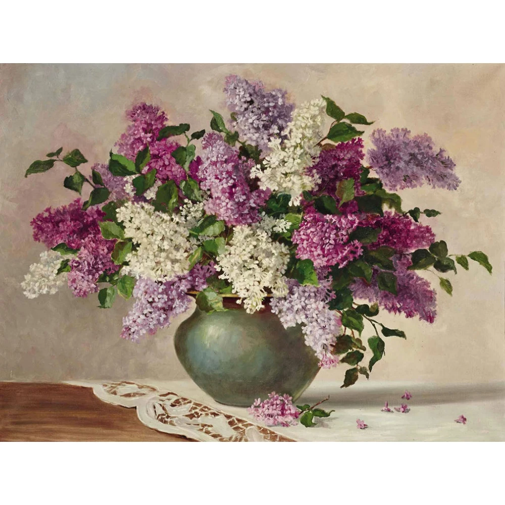 Diamond Mosaic Flower Lilac Picture Rhinestone Diamond Painting Flower Diamond Embroidery Wallpaper 5D Home Decoration a975
Diamond Mosaic Flower Lilac Picture Rhinestone Diamond Painting Flower Diamond Embroidery Wallpaper 5D Home Decoration a975