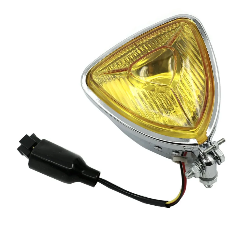 Motorcycle parts Yellow Retro Headlights H4 Front Head Light Lamp For Harley Yamaha Kawasaki Touring Chopper Cafe Racer Custom
Motorcycle parts Yellow Retro Headlights H4 Front Head Light Lamp For Harley Yamaha Kawasaki Touring Chopper Cafe Racer Custom