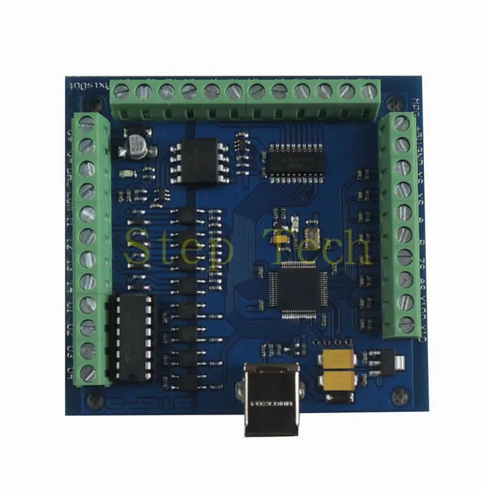 100 кГц mach3 usb 4-осевой контроллер шагового двигателя карта USB ЧПУ движения плата для