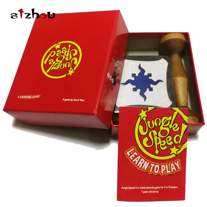 2019 board game brown wood jungle token run fast pair speed forest for family party fun cards game English Spanish rules
2019 board game brown wood jungle token run fast pair speed forest for family party fun cards game English Spanish rules