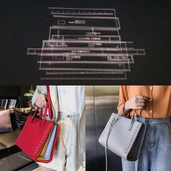 1set DIY Acrylic Leather Template Home Handwork Leathercraft Sewing Pattern Tools Accessory Shoulder Bag 245x200x90mm
1set DIY Acrylic Leather Template Home Handwork Leathercraft Sewing Pattern Tools Accessory Shoulder Bag 245x200x90mm