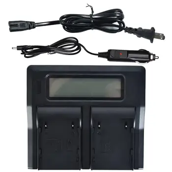 DSTE US Plug LCD Dual Battery Charger Wall Charger with Car Adapter for Canon BP-A30,BP-A60,BP-A90 Battery
DSTE US Plug LCD Dual Battery Charger Wall Charger with Car Adapter for Canon BP-A30,BP-A60,BP-A90 Battery