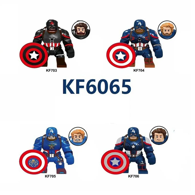 Building Blocks Super Heroes Bricks Captain America Iron Man Spider Man Figures Toys For Children Model Education DIY KF6065
Building Blocks Super Heroes Bricks Captain America Iron Man Spider Man Figures Toys For Children Model Education DIY KF6065