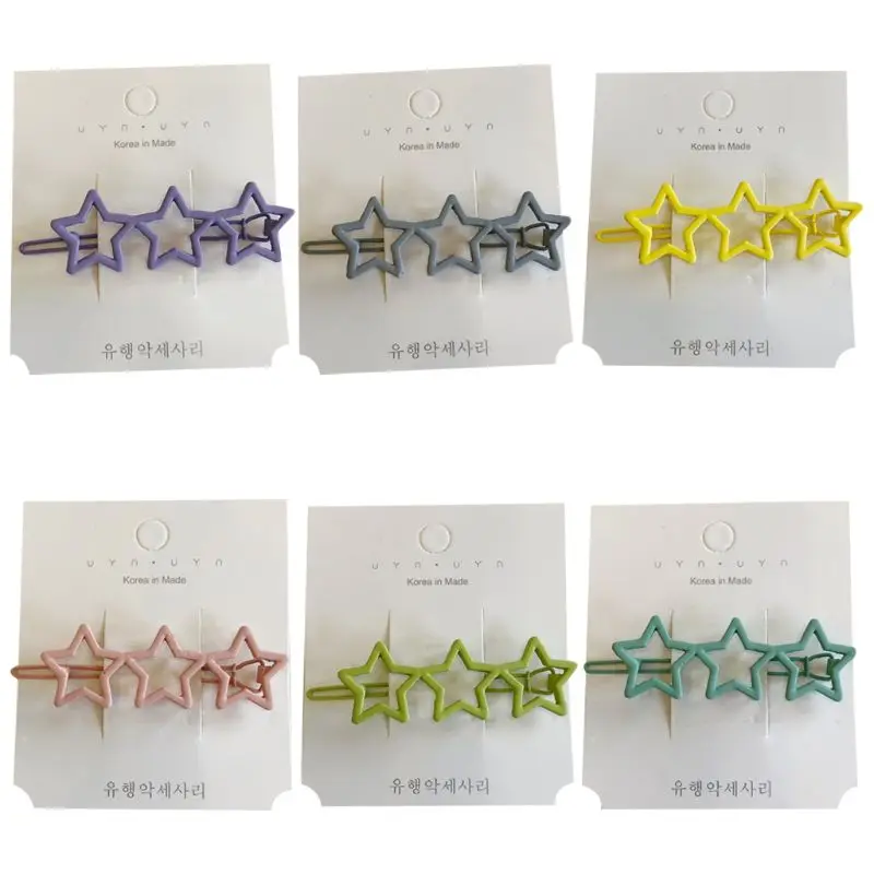 Fashion Women Retro Star Hair Clip Hairpin Barrette Bobby Pin Hair Accessories
Fashion Women Retro Star Hair Clip Hairpin Barrette Bobby Pin Hair Accessories