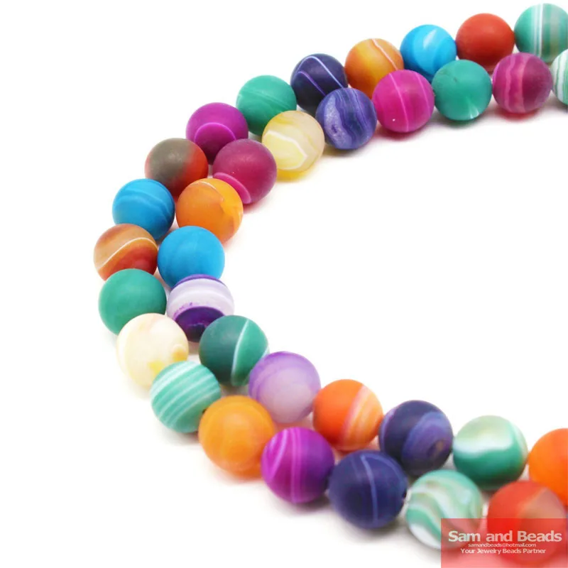 Natural Stone Dull Polish Matte Mixed Color Stripe Agata Onyx Round Loose Beads 4-10MM For Bracelet Necklace Making MSAB01
Natural Stone Dull Polish Matte Mixed Color Stripe Agata Onyx Round Loose Beads 4-10MM For Bracelet Necklace Making MSAB01