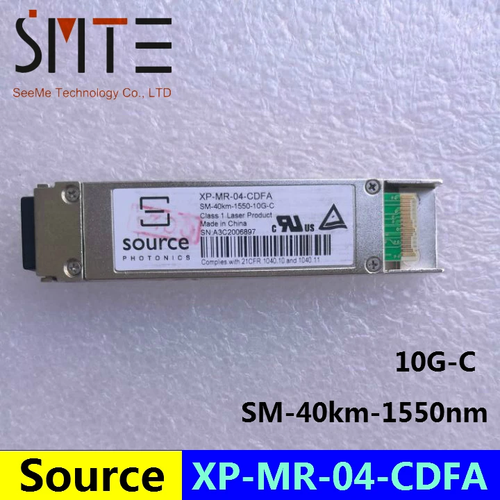 Source XP-MR-04-CDFA SM-40km-1550nm-10G-C Optical Transceiver Single-mode Module
Source XP-MR-04-CDFA SM-40km-1550nm-10G-C Optical Transceiver Single-mode Module