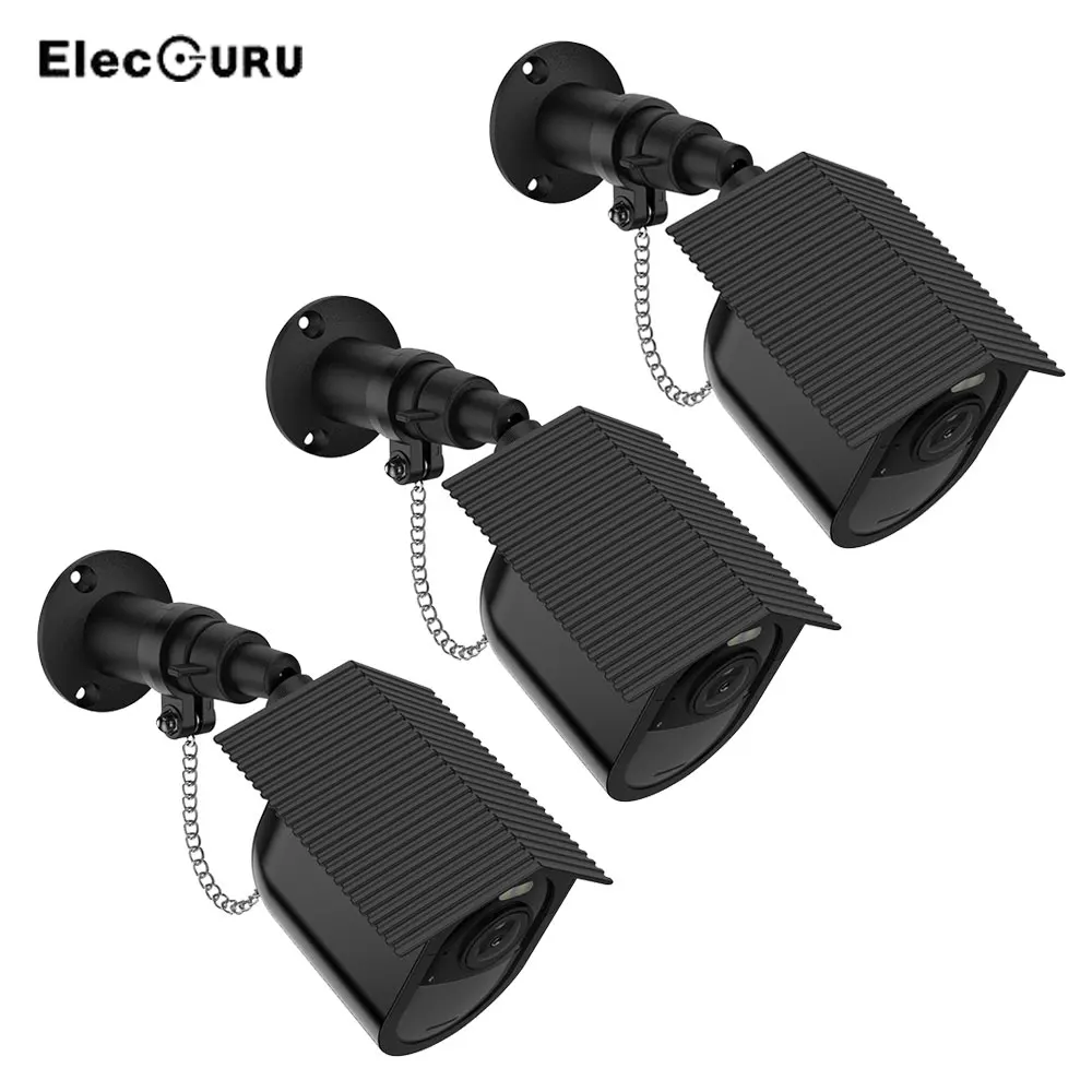 3Pcs Weatherproof Case Wall Mount Holder For Arlo Ultra-4K UHD Camera with Anti-theft Chain Indoor Outdoor Adjustable Bracket
3Pcs Weatherproof Case Wall Mount Holder For Arlo Ultra-4K UHD Camera with Anti-theft Chain Indoor Outdoor Adjustable Bracket