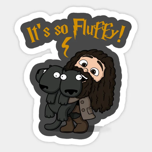 1Pcs Harry Potter It's So Fluffy! Sticker For Laptop Car Skateboard Luggage Guitar Furnitur Sticker
1Pcs Harry Potter It's So Fluffy! Sticker For Laptop Car Skateboard Luggage Guitar Furnitur Sticker