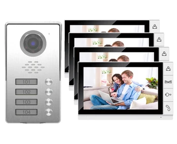 XinSiLu TFT LCD Color 9"Video Door Phone Doorbell IR Intercom Home Security Video System HD Camera For 4-Apartments
XinSiLu TFT LCD Color 9"Video Door Phone Doorbell IR Intercom Home Security Video System HD Camera For 4-Apartments