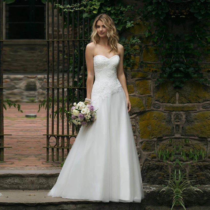 2019 A Line Sweetheart Wedding Dress Lace Appliques Bridal Gowns Backless Wedding Dresse Custom Made Vestido De Novia
2019 A Line Sweetheart Wedding Dress Lace Appliques Bridal Gowns Backless Wedding Dresse Custom Made Vestido De Novia