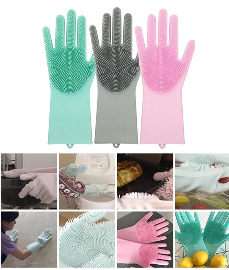 Kitchen Silicone Cleaning Gloves Magic Silicone Dish Washing Gloves for Household Silicone Scrubber Rubber Dish Washing Gloves
Kitchen Silicone Cleaning Gloves Magic Silicone Dish Washing Gloves for Household Silicone Scrubber Rubber Dish Washing Gloves