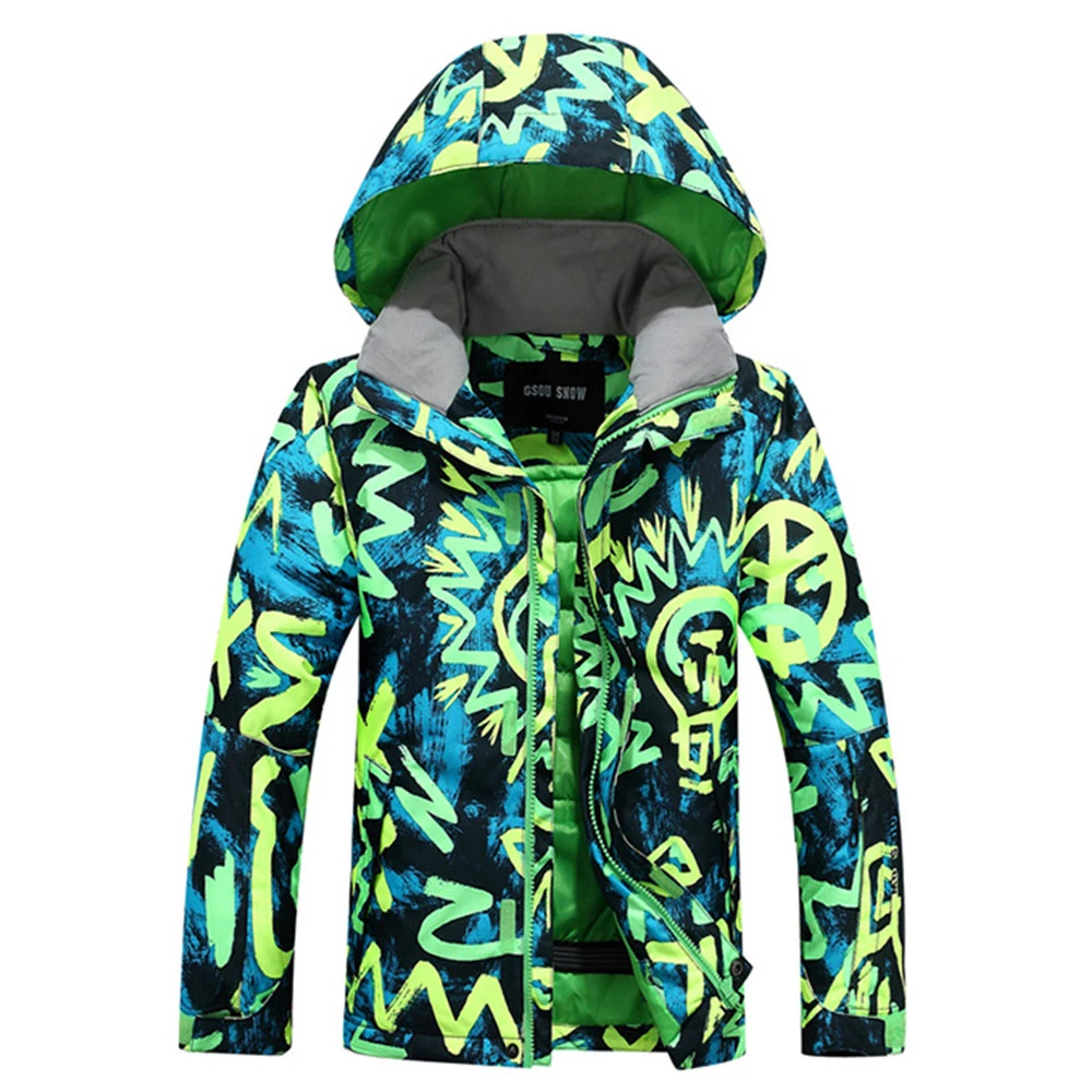 New Gsou Snow Winter Children Tops Super Warmth Windproof Boys Ski Jacket Warm Kids Skiing Kid Clothes XS S M L Sizes | Спорт и
