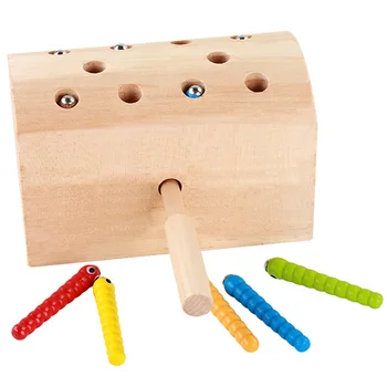 Cognitive Catch Insects Fun Kids Game Color Perception Eco-friendly Development Gift Wooden Magnetic Educational Toy Set Small
Cognitive Catch Insects Fun Kids Game Color Perception Eco-friendly Development Gift Wooden Magnetic Educational Toy Set Small